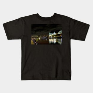 River Tyne Reflections Kids T-Shirt